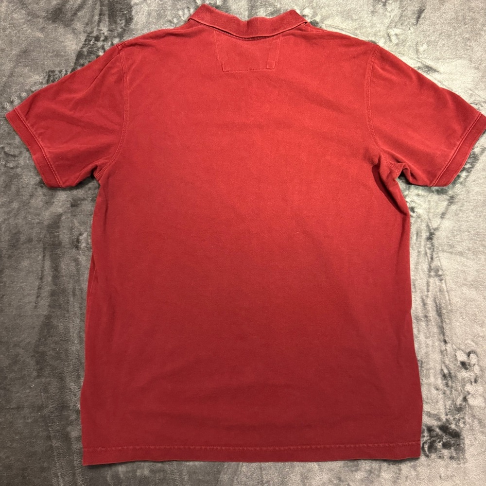 Banana Republic Mens XL Red Pique Polo Shirt Elephant Logo Short Sleeve - Picture 2 of 11